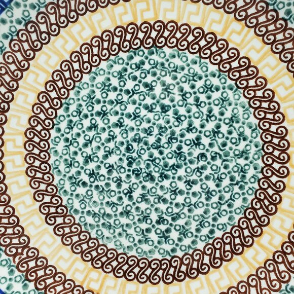 Polish Pottery Autumn Ceramika Artystyczna Dinner Plate Round Platter - Picture 4 of 8